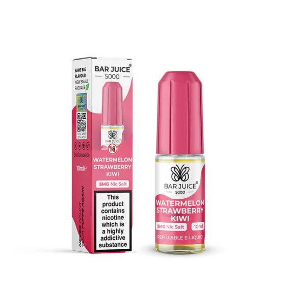 Bar Juice 5000 - Watermelon Strawberry Kiwi Nic Salt E-Liquid - 10ml - 10mg